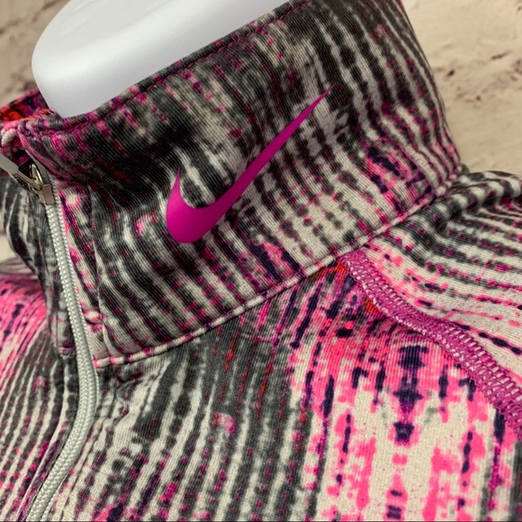 Nike Pro Combat Multicolor 1/4 Zip Jacket - Picture 3 of 10